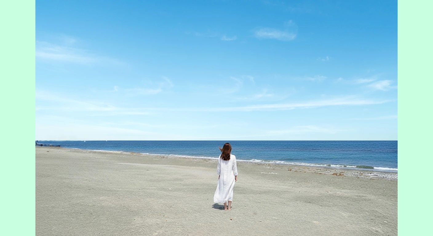 神奈川・湘南の穏やかな海